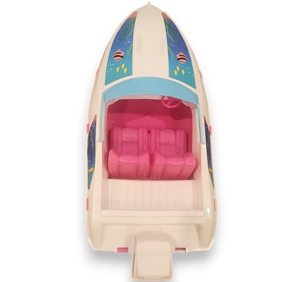 1990's Barbie Vintage Ocean Friends Speedboat and Splash 'N Fun Playset - Picture 4 of 6